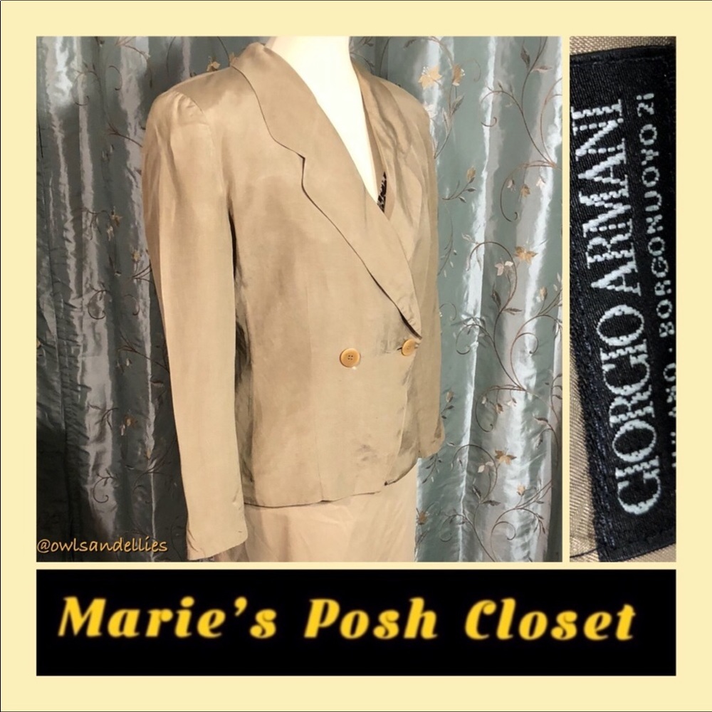 Silk Armani Jacket, Size XS